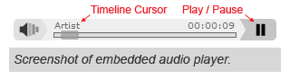 Embedded Audio Player