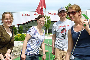 Fox Valley residency mini golf outing.