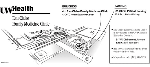 Eau Claire Clinic Location