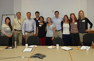  Jonathan Temte, MD, PhD, (second from left) with this year’s Summer Student Research and Clinical Assistantship participants.