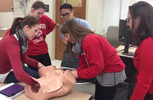 The DFM hosted the first Basic Life Support in Obstetrics course for SMPH students in February.