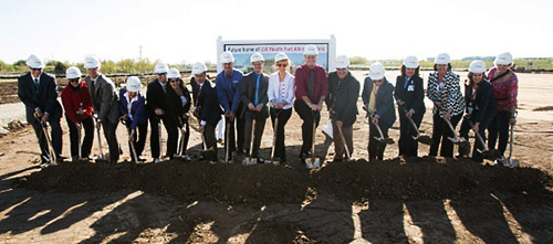 Groundbreaking at the new UW Health Fort Atkinson clinic.
