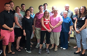 Participants, faculty and staff from the Verona Clinic 2020 Fitness and Lifestyle Challenge, a pilot program that helps patients develop healthy lifestyles.