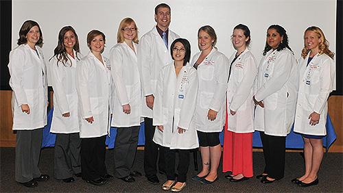 New Milwaukee residents, from left: Anne Lovell, DO; Sarah Karalus, DO; Michelle Crane, DO; Alyssa Krueger, DO; Brandon Phelps, DO; May-Lynn Chu, DO; Jasmine Wiley, MD; Breana Cummens, MD; Garima Chawla, DO; Stephanie McDearmon, DO.