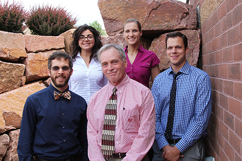 New Wausau residents.Back row: Alexandra Oleinik, DO; Tricia Gilling, DO. Front row: Andrew Olson, MD; Russ Clayton, MD; Jonathan Ernst, MD.