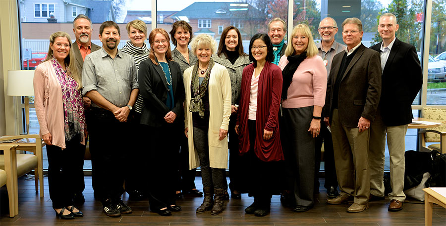 The DFMCH’s integrative health team met with key leaders from the Veterans Health Administration and Pacific Institute for Research and Evaluation to discuss the next phase of the Whole Health initiative.