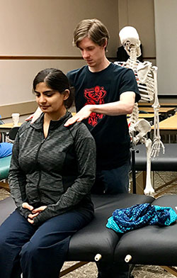 Tom Hahn, MD with Suhani Bora, MD.