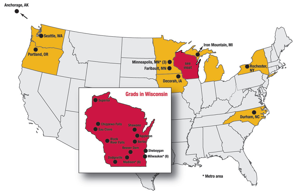 2017 Residency Grads Map