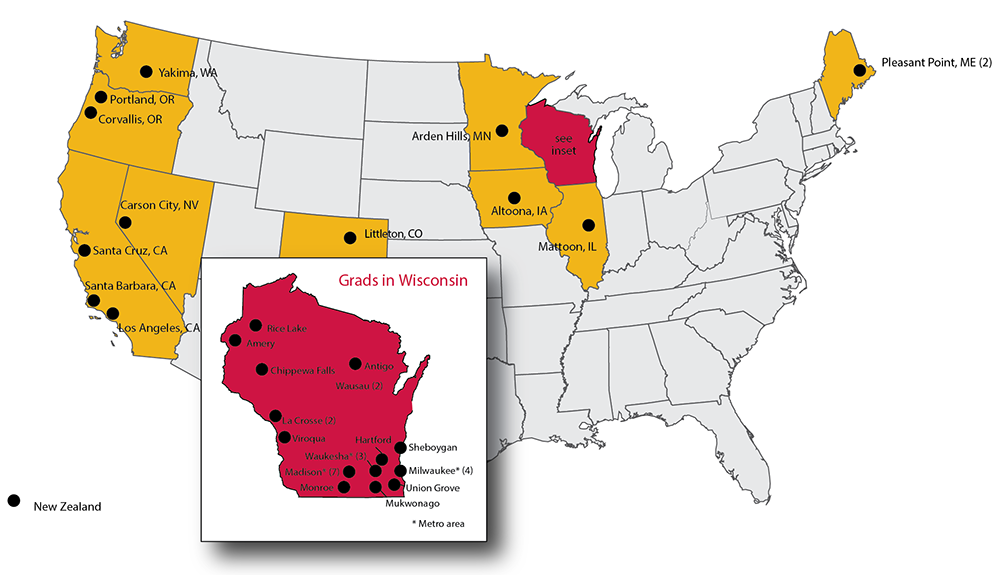 Residency Grad 2019 Map