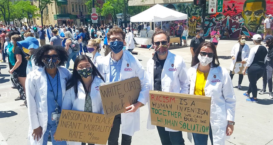 White Coats 4 Black Lives - Madison, WI