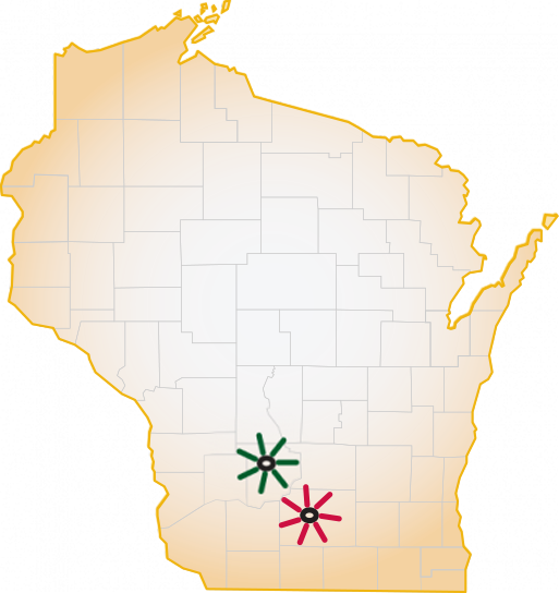UW Family Medicine Residency Programs - WI Map