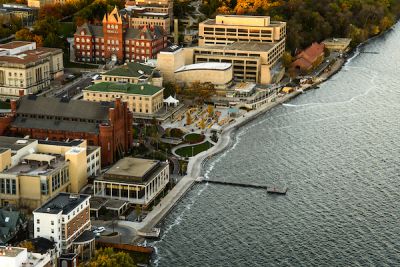 Lake Mendota and the University of Wisconsin-Madison campus