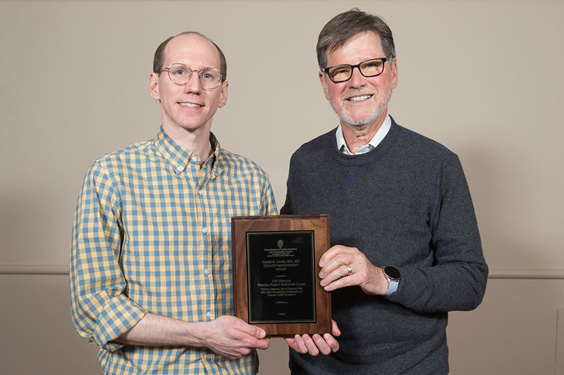 James Davis, MD, MS, Quality Improvement Award