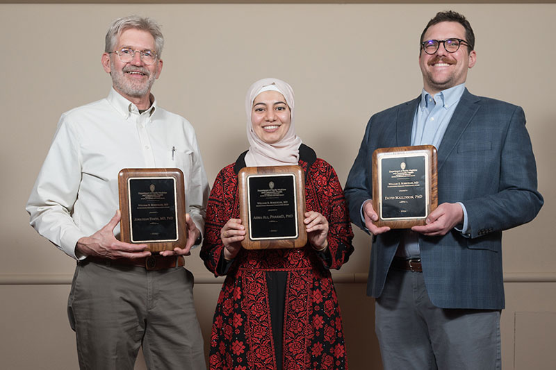 William Scheckler, MD, Research Awards