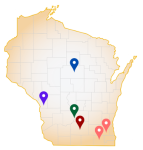 Osteopathic WI Map