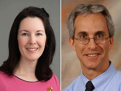 Samantha Sharp, MD and Paul Hunter, MD