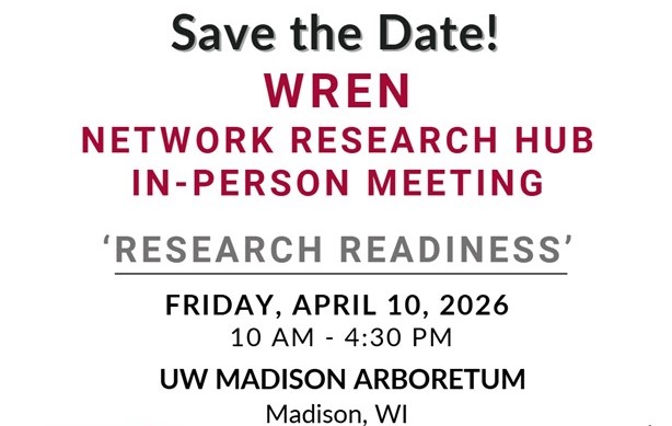Save the Date - April 10, 2026 - WREN Meeting