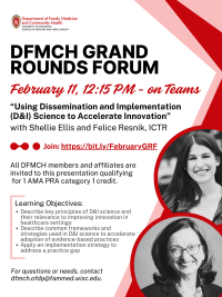 February Grand Rounds Flyer