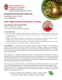 Osher March Grand Rounds Flyer