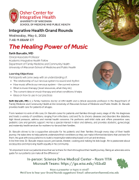 Osher Center May 2026 Event Flyer